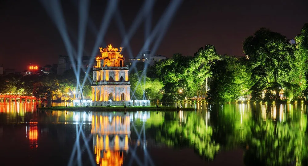 Đèn LED tại Hồ Hoàn Kiếm