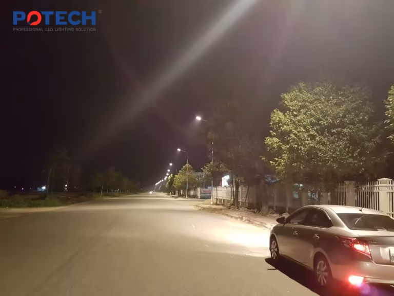 Đèn đường LED - Trường Trinh - Hội An - POTECH