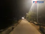 Đèn đường LED POTECH ven sông Cẩm Kim - Hội An