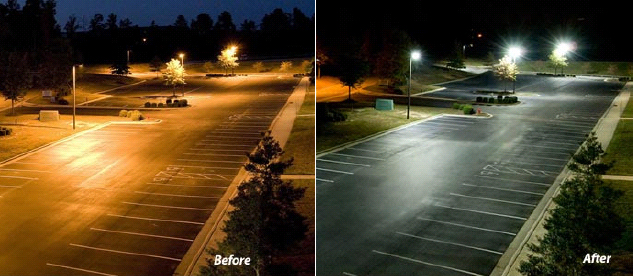 Đèn LED bãi giữ xe