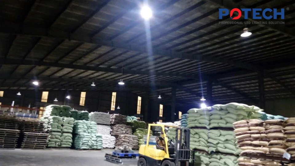 Đèn LED Nhà Kho công ty Cargill - Cần Thơ - POTECH