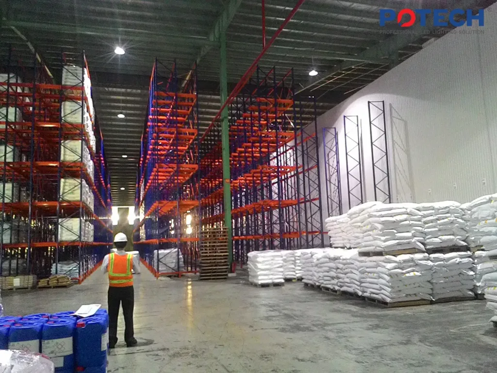Dự án đèn LED nhà kho công ty Brenntag - POTECH
