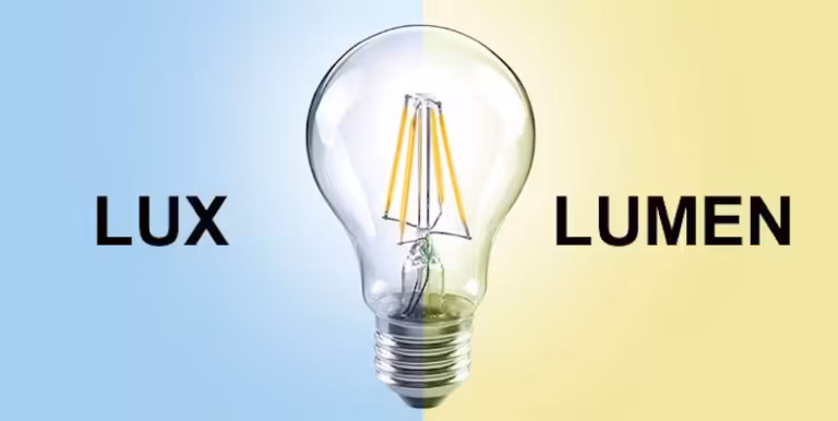Sự khác biệt giữa Lux, Lumen và Watt