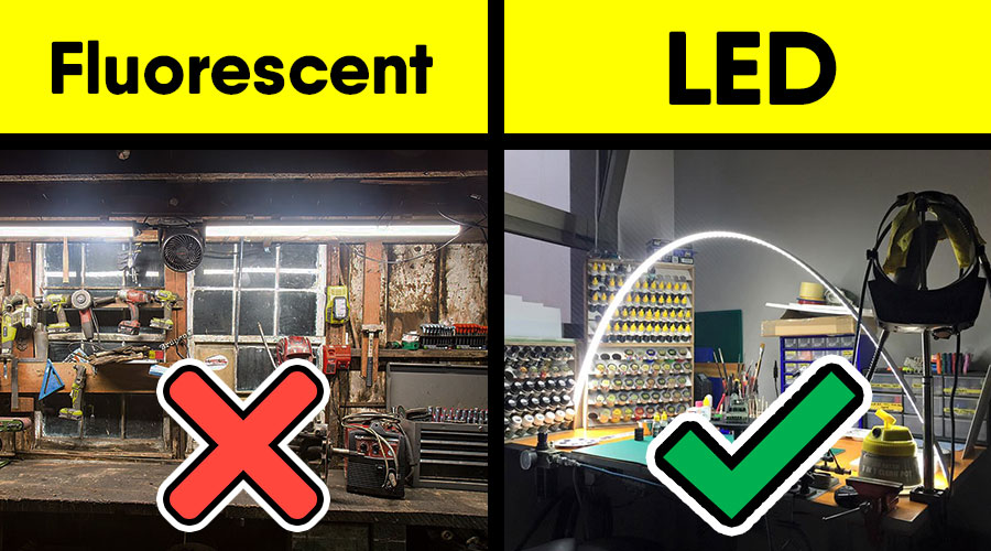 Các lý do thay thế đèn huỳnh quang thành đèn LED