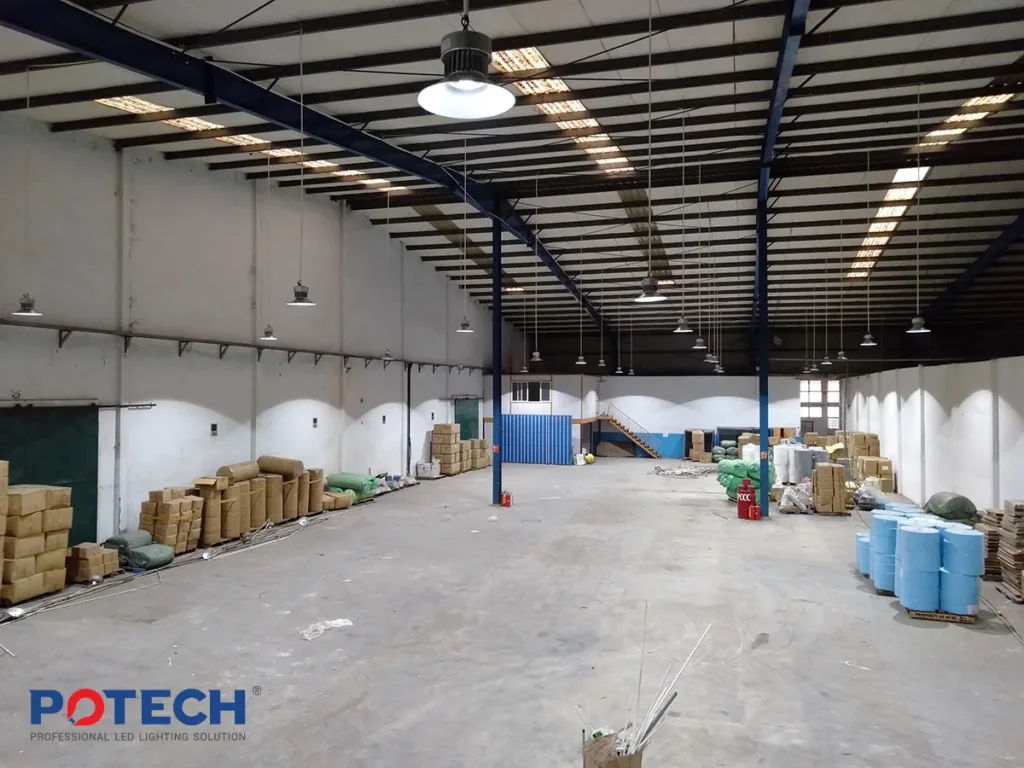Dự án đèn LED nhà xưởng - Công ty cổ phẩn Bông Bạch Tuyết