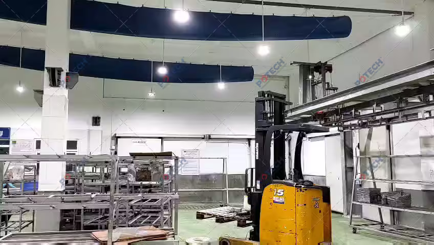 Đèn LED nhà xưởng công ty thực phẩm Vinh Anh