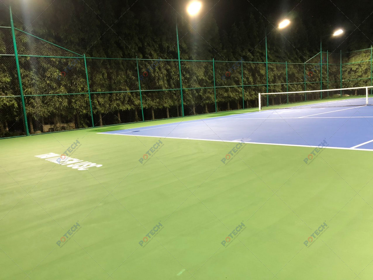 Đèn LED sân tennis thủ thiêm usc