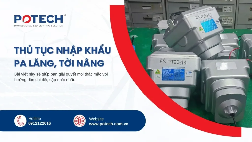 Thủ tục nhập khẩu pa lăng, tời nâng mới nhất 2024 | Hướng dẫn chi tiết từ A-Z