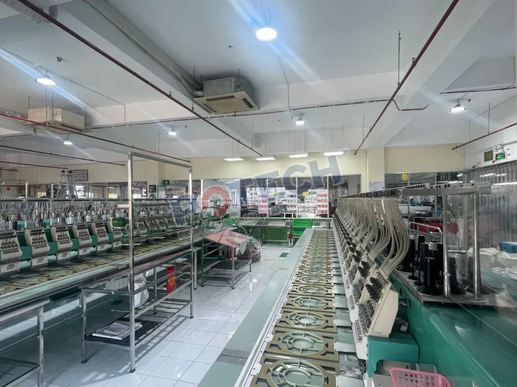 Dự án đèn LED chiếu sáng xưởng may TMI