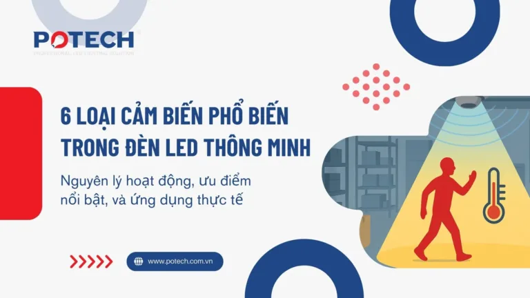 6 loại cảm biến phổ biến trong đèn LED thông minh