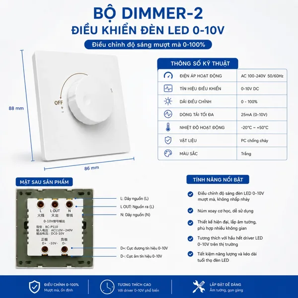 Dimmer dieu khien do sang den led