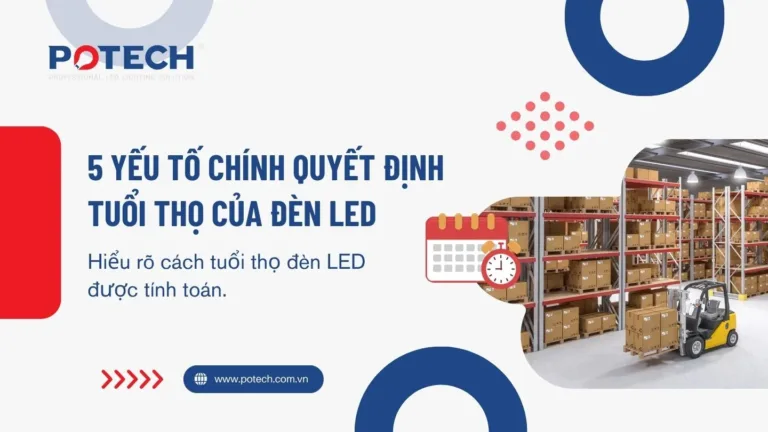 5 yếu tố chính quyết định tuổi thọ của đèn LED