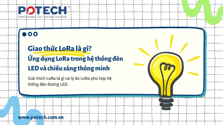 Giao thức LoRa là gì? Ứng dụng LoRa trong hệ thống đèn LED và chiếu sáng thông minh