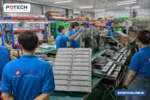 Bộ giáp Inox 304 của đèn pha LED PT FL3 1000 POTECH
