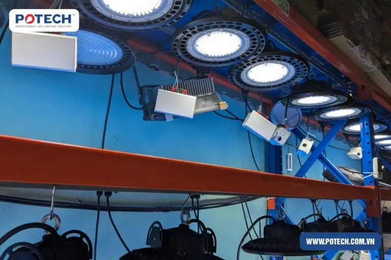 Tại sao tản nhiệt quyết định 90% tuổi thọ đèn LED Highbay nhà xưởng?