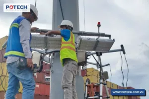 Lắp đặt đèn pha LED POTECH