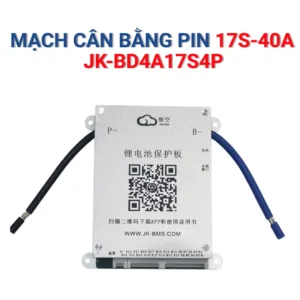 Mạch cân bằng pin JIKONG JK-BD4A17S4P, tới 17 cell nối tiếp, dòng liên tục 40A, cân bằng chủ động 0.4A
