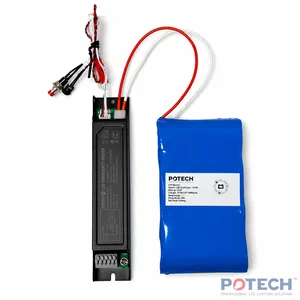 Bộ Nguồn Khẩn Cấp Cho Đèn LED POTECH DAC 3 40W Ảnh thực tế Kết Nối PIn