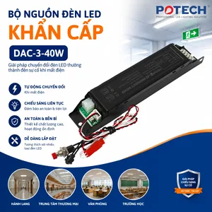 Bộ Nguồn Khẩn Cấp Cho Đèn LED POTECH DAC 3 40W Giới thiệu