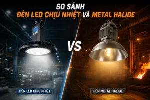 So sánh đèn LED chịu nhiệt và đèn metal halide trong môi trường nóng