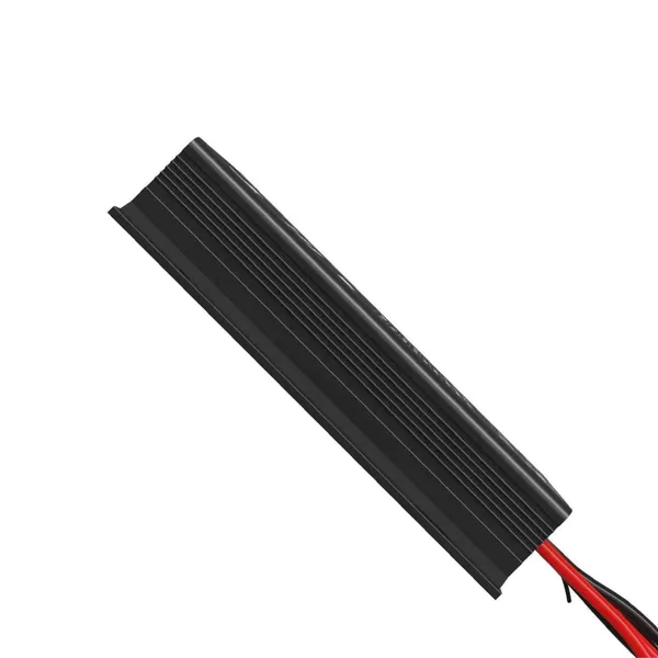 Cạnh bên vỏ nhôm tản nhiệt SR-DM200-W, dây ra màu đỏ đen