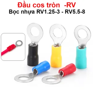 Các kích cỡ đầu cos tròn RV